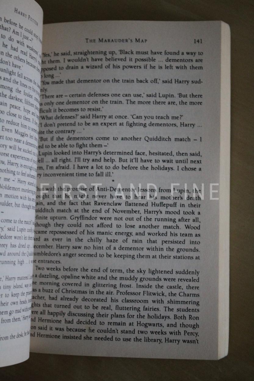 Rowling, J.K. (1999) 'Harry Potter and the Prisoner of Azkaban', UK first state uncorrected proof in purple wraps - Image 14