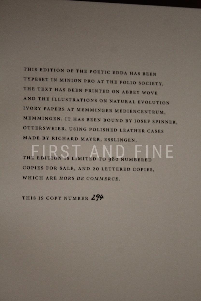 'The Poetic Edda', Folio Society limited edition - Image 2