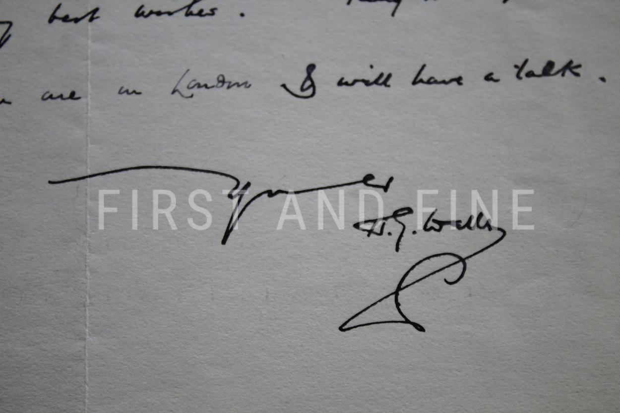 Wells, H.G. (2020) 'The Time Machine', Suntup deluxe signed Roman Numeral limited edition with an original H.G. Wells letter - Image 3