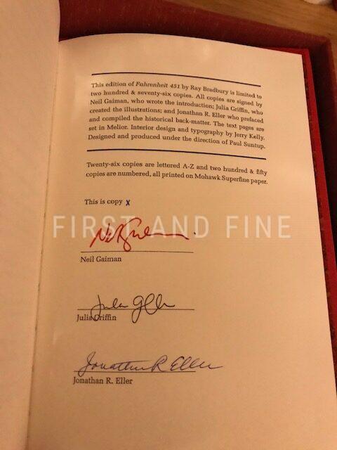 Bradbury, Ray (2020) 'Fahrenheit 451', US signed deluxe limited edition, Suntup Press - Image 2