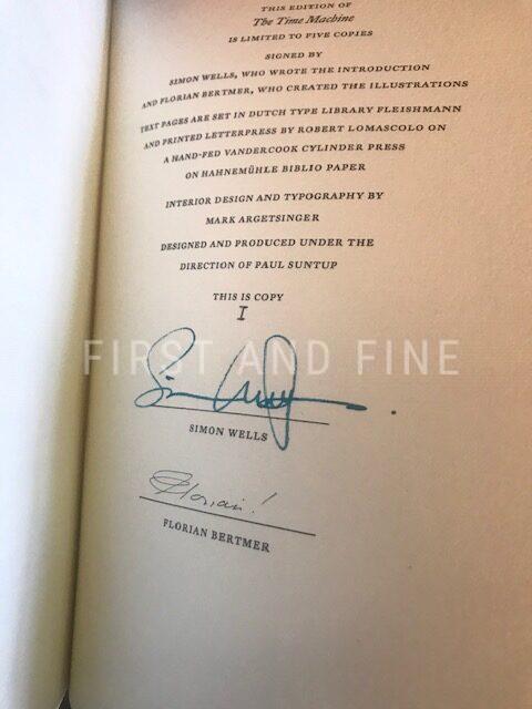 Wells, H.G. (2020) 'The Time Machine', Suntup deluxe signed Roman Numeral limited edition with an original H.G. Wells letter - Image 6