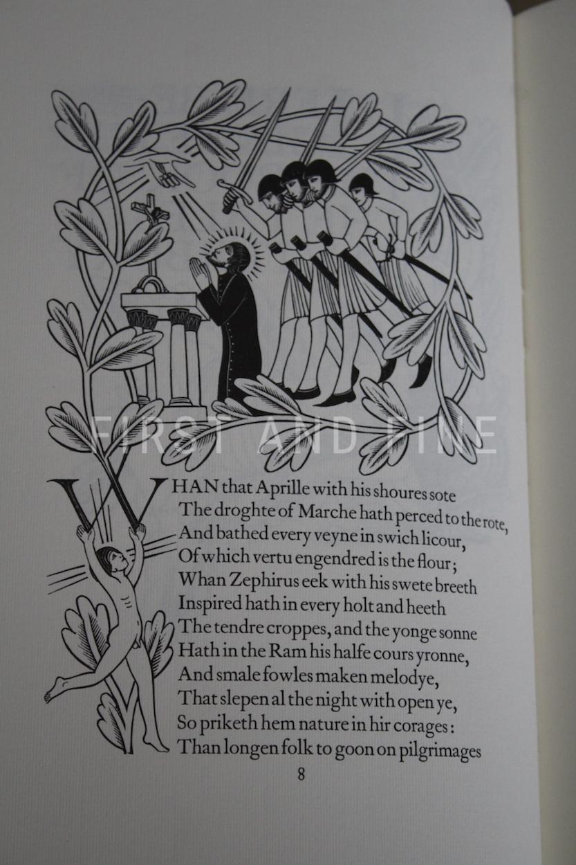 Chaucer, Geoffrey (2010) 'The Canterbury Tales', Folio Society limited edition with all extras - Image 5