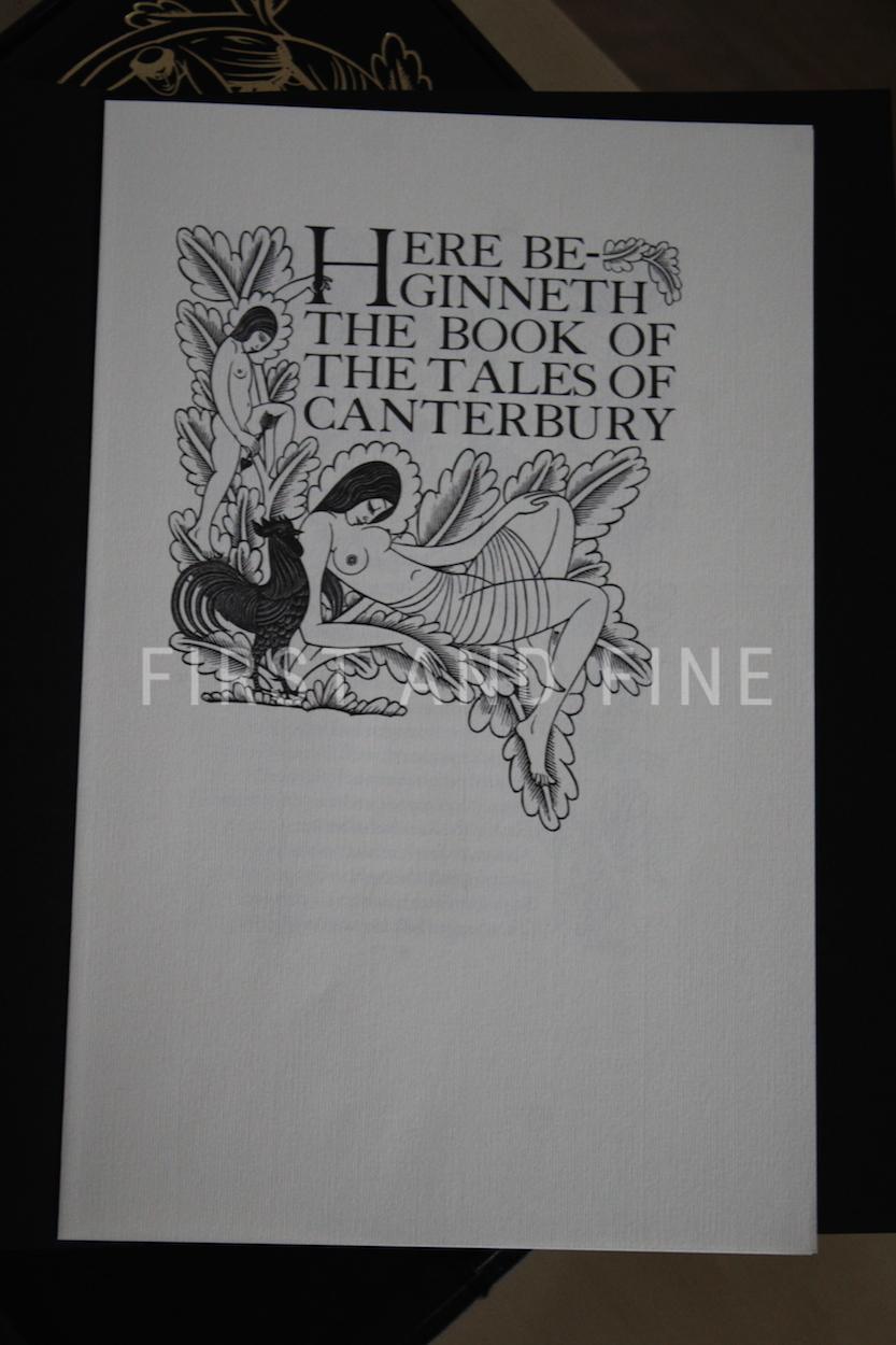 Chaucer, Geoffrey (2010) 'The Canterbury Tales', Folio Society limited edition with all extras - Image 9