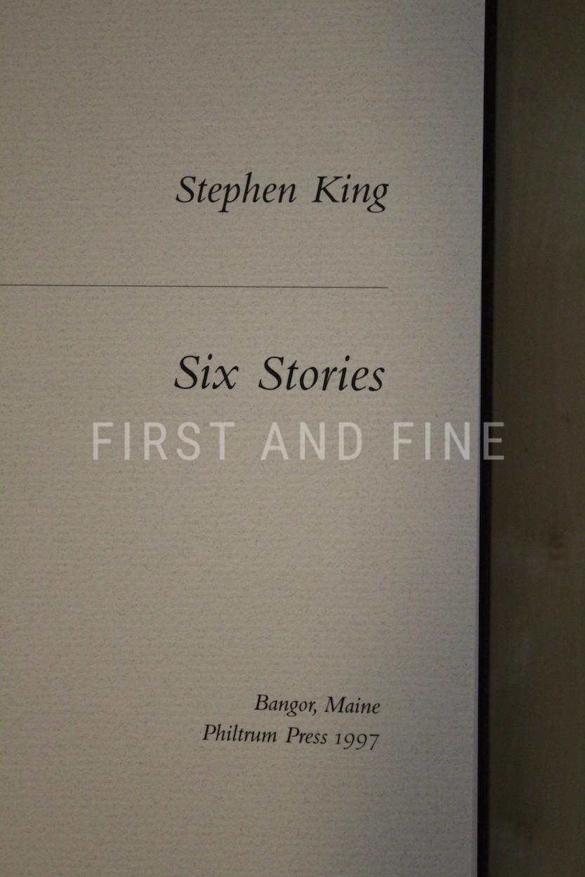 King, Stephen (1997) 'Six Stories', US signed limited edition, published by Philtrum Press - Image 3