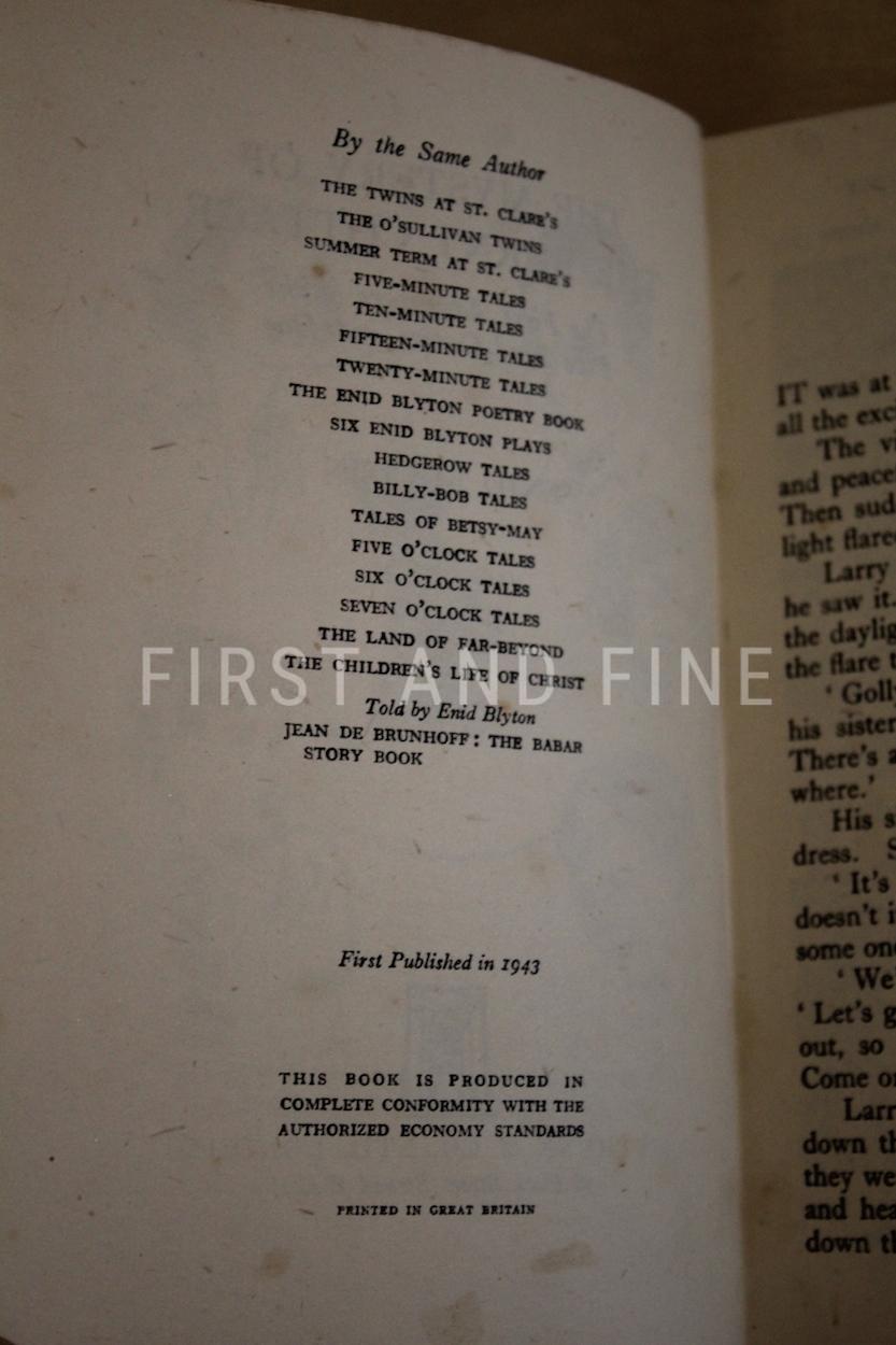 Blyton, Enid (1943) 'The Mystery of the Burnt Cottage', UK first edition - Image 3