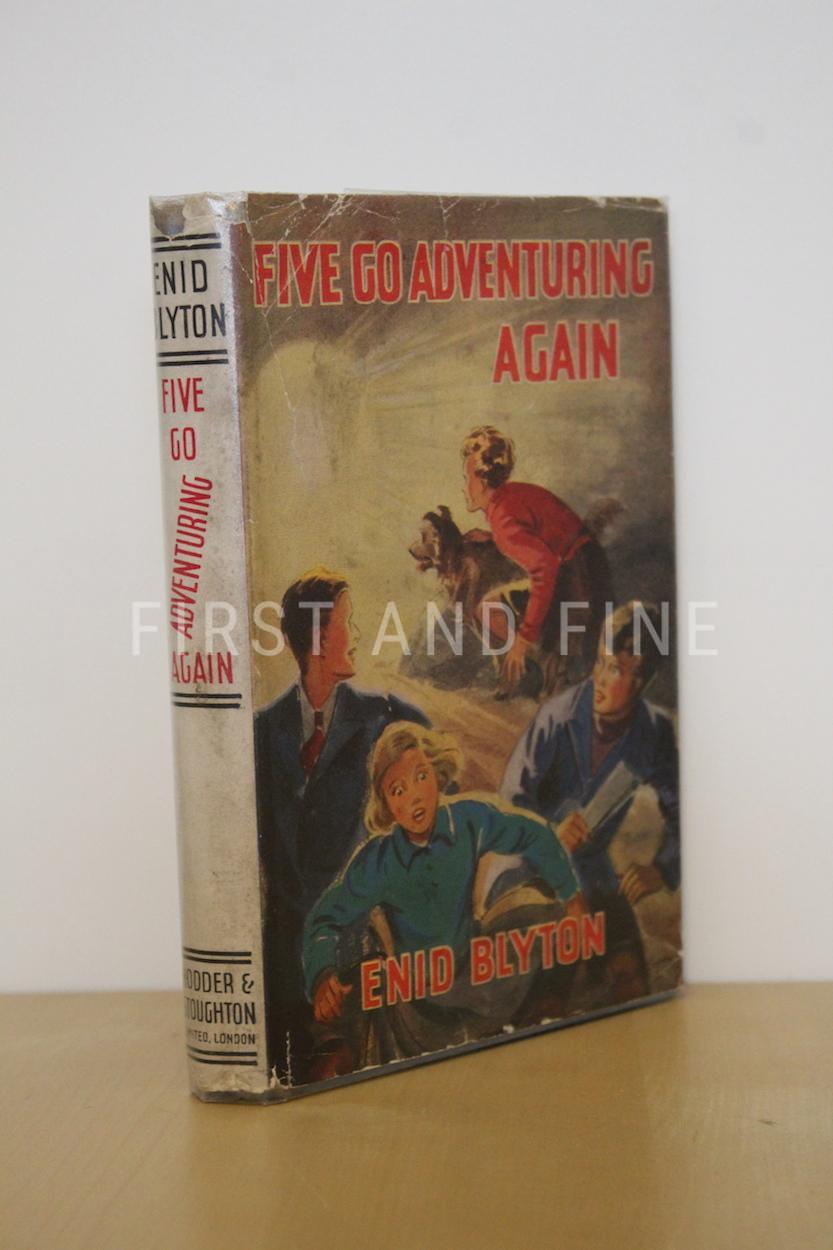 Blyton, Enid (1943) 'Five Go Off Adventuring Again', UK first edition in later issue dust jacket