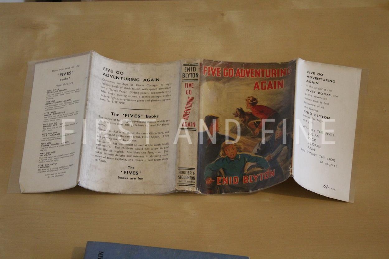 Blyton, Enid (1943) 'Five Go Off Adventuring Again', UK first edition in later issue dust jacket - Image 8