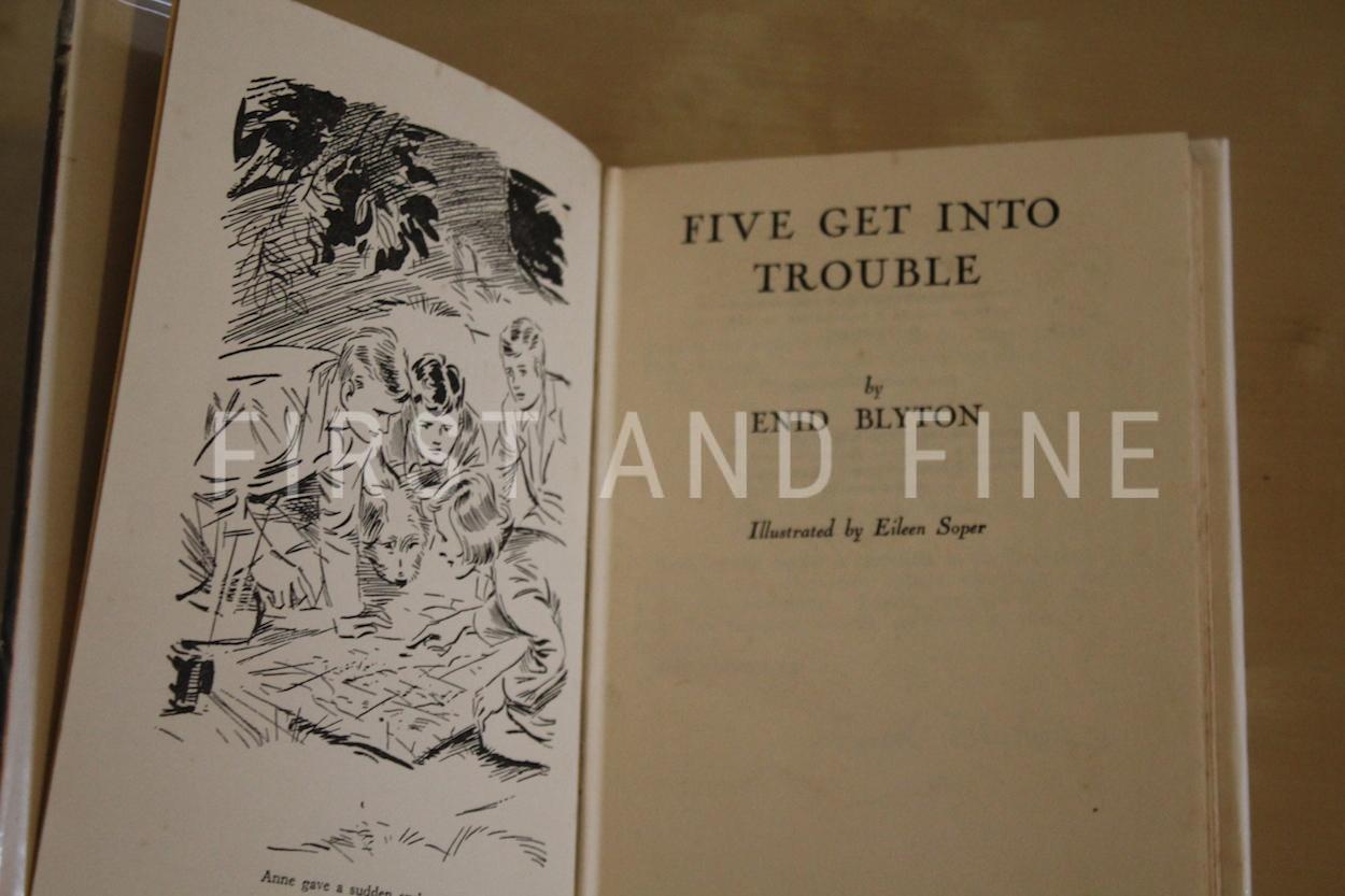 Blyton, Enid (1949) 'Five Get Into Trouble', UK first edition - Image 3