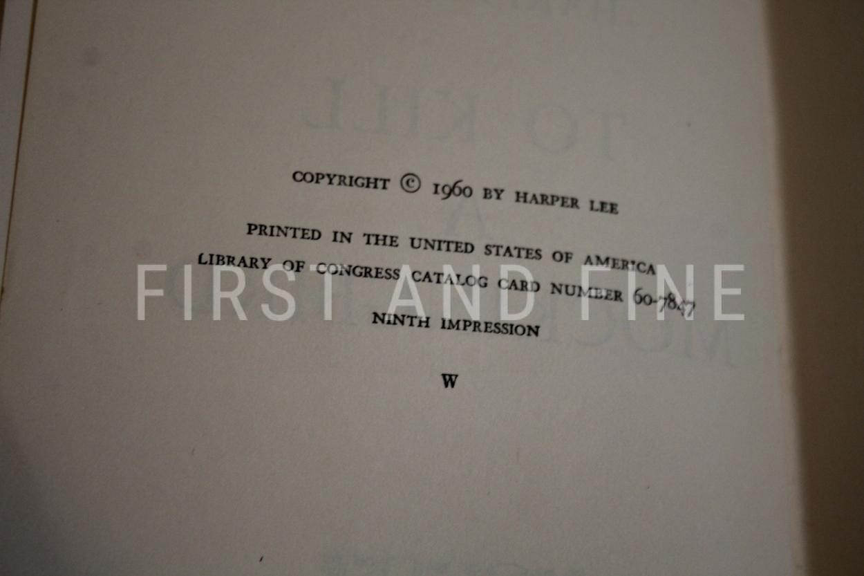 Lee, Harper (1960) 'To Kill a Mockingbird', UK first edition, ninth printing - Image 2