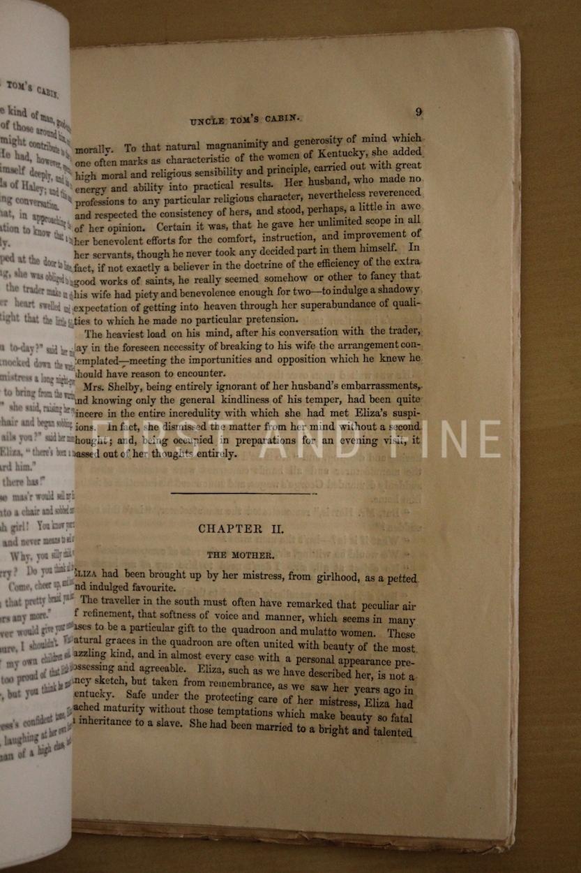 Beecher Stowe, Harriet (1852) 'Uncle Tom's Cabin', UK true first edition in 13 weekly parts - Image 6