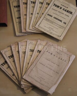 Beecher Stowe, Harriet (1852) 'Uncle Tom's Cabin', UK true first edition in 13 weekly parts