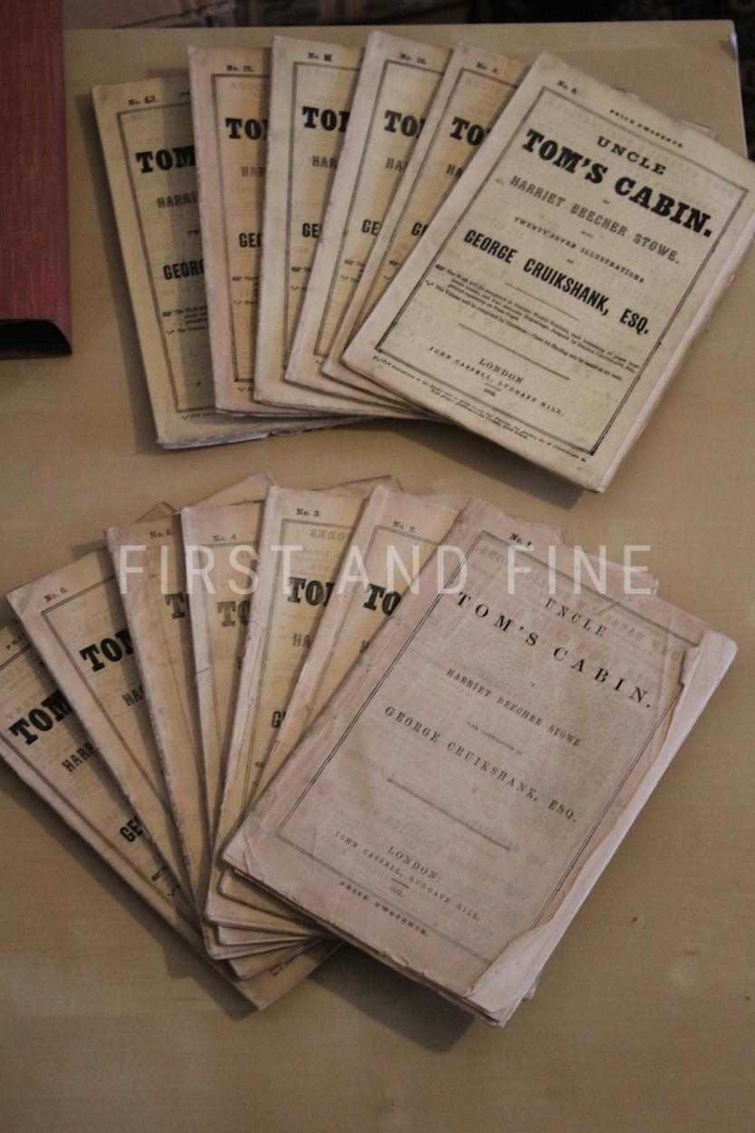 Beecher Stowe, Harriet (1852) 'Uncle Tom's Cabin', UK true first edition in 13 weekly parts