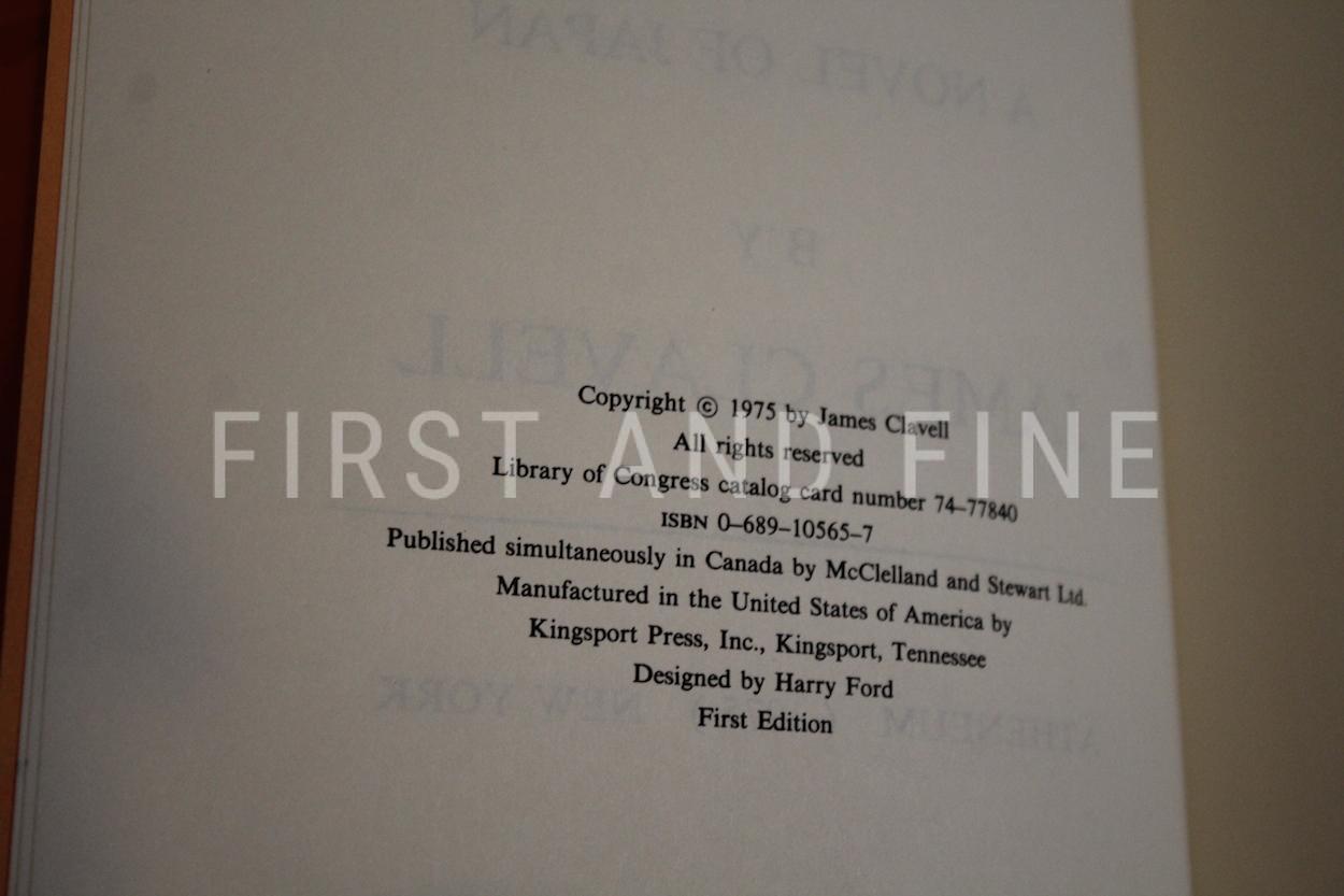 Clavell, James (1975) 'Shogun', US signed first edition - Image 4