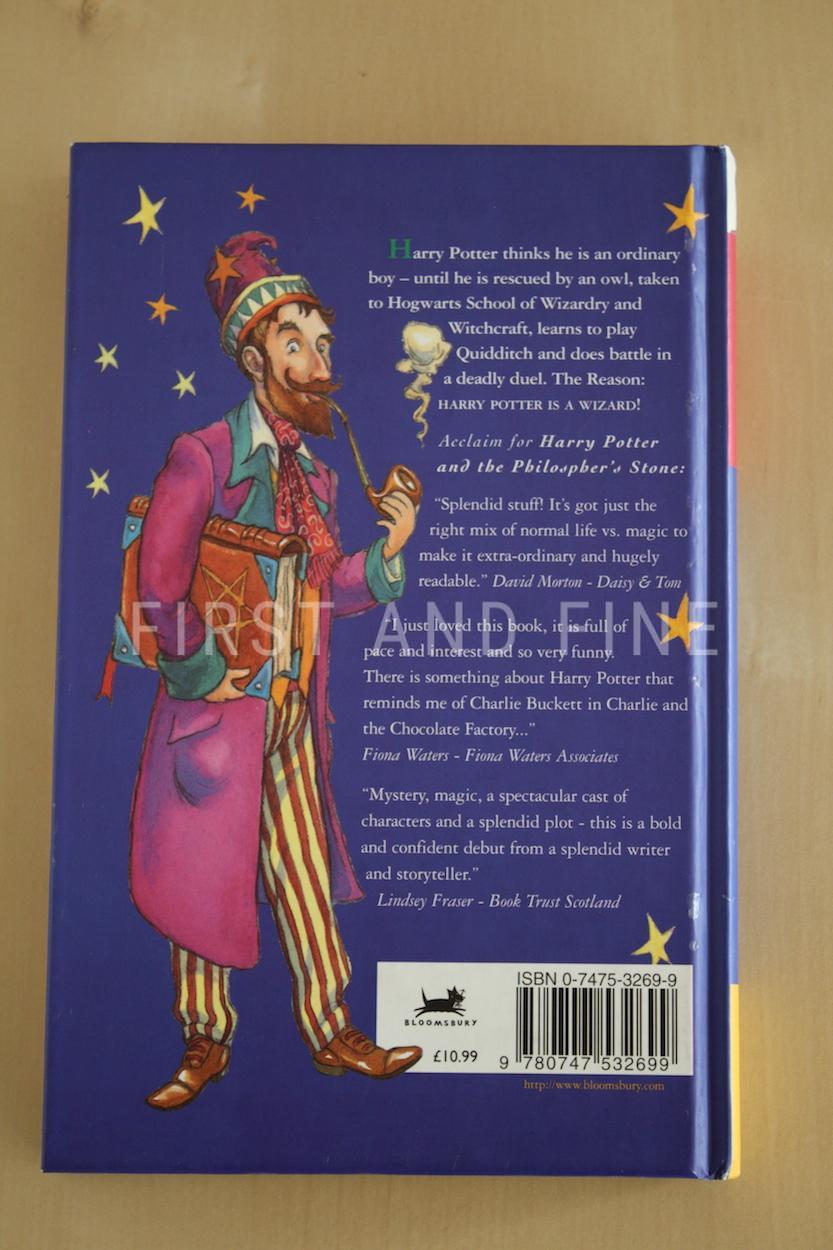 Rowling, J.K. (1997) 'Harry Potter and the Philosopher's Stone', UK hardback first edition published by Bloomsbury - Image 8