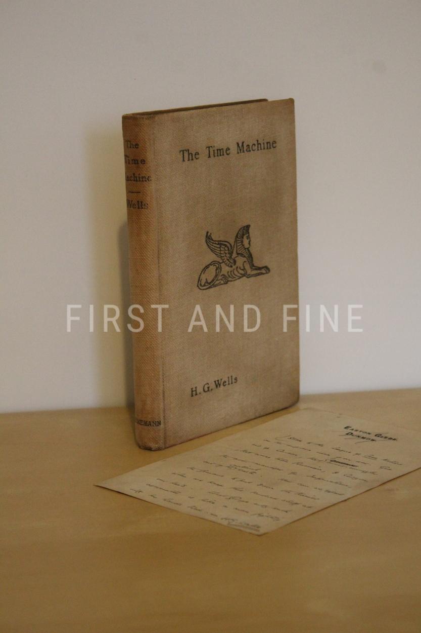 Wells, H.G. (1895) 'The Time Machine', UK first edition association copy with a handwritten and signed letter.
