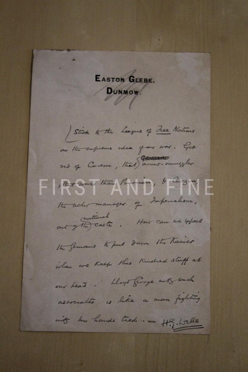 Wells, H.G. (1895) 'The Time Machine', UK first edition association copy with a handwritten and signed letter. - Image 2