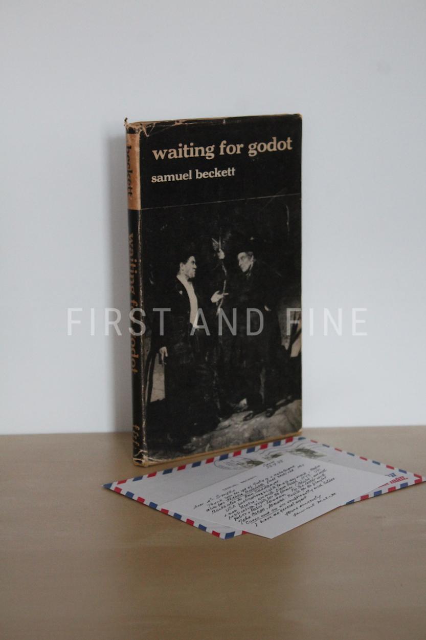 Beckett, Samuel (1955) 'Waiting for Godot', UK first edition with a handwritten and signed Beckett letter