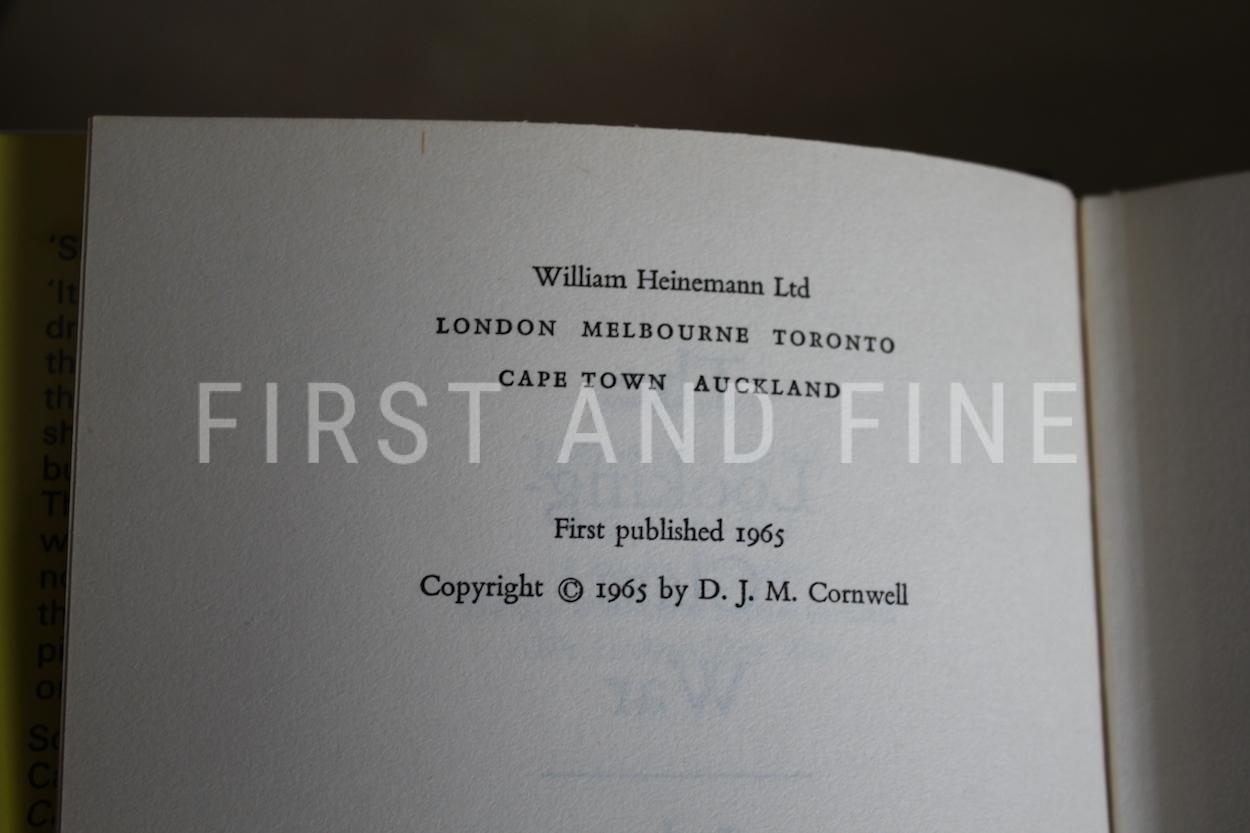 le Carre, John (1965) 'The Looking-Glass War', UK signed and inscribed association first edition - Image 4