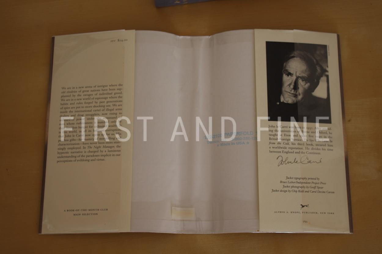 le Carré, John (1993) 'The Night Manager', US signed and inscribed first edition - Image 13
