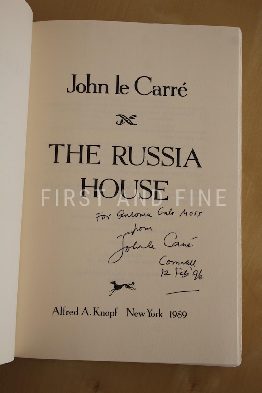 le Carré, John (1989) 'The Russia House', US signed and inscribed first edition - Image 2