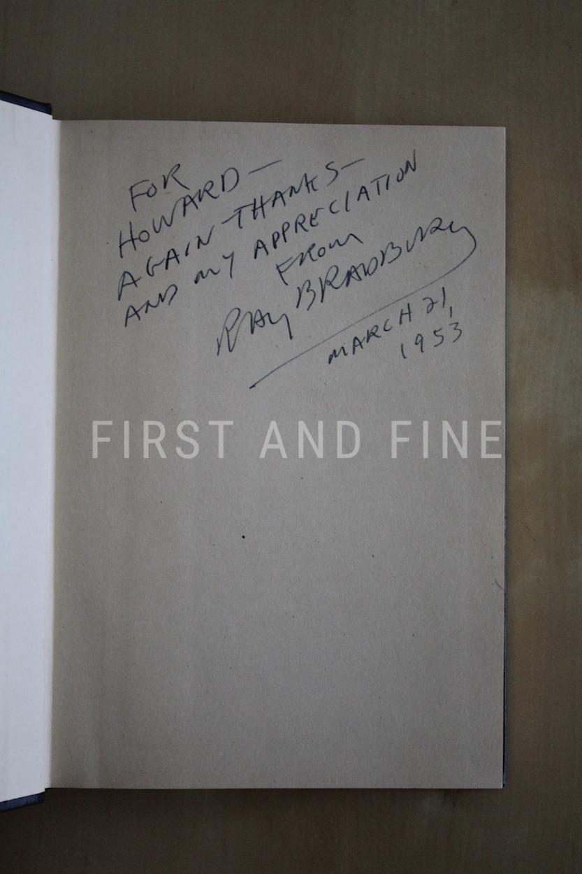 Bradbury, Ray (1947) 'Dark Carnival', US signed and inscribed first edition - Image 2