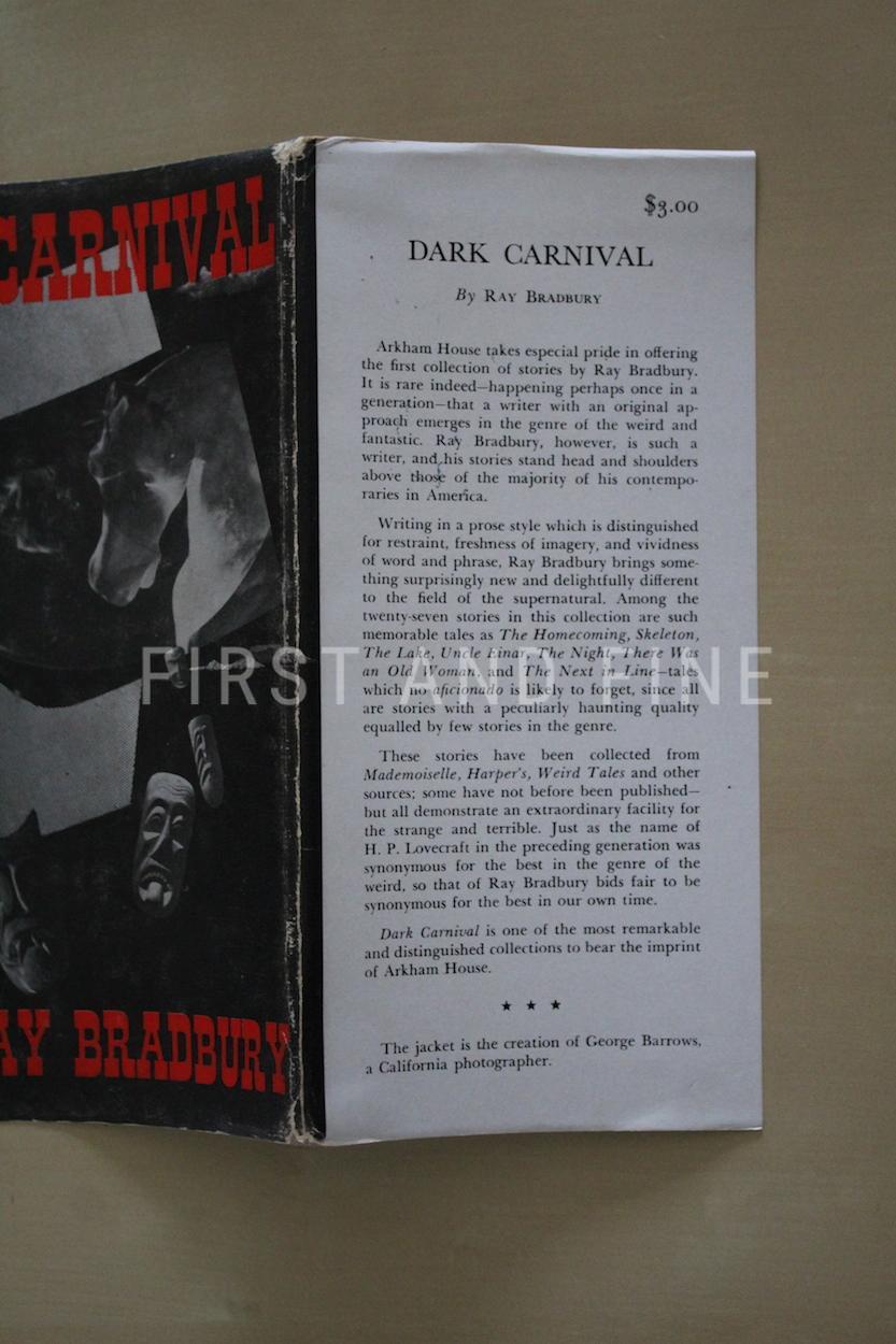 Bradbury, Ray (1947) 'Dark Carnival', US signed and inscribed first edition - Image 13