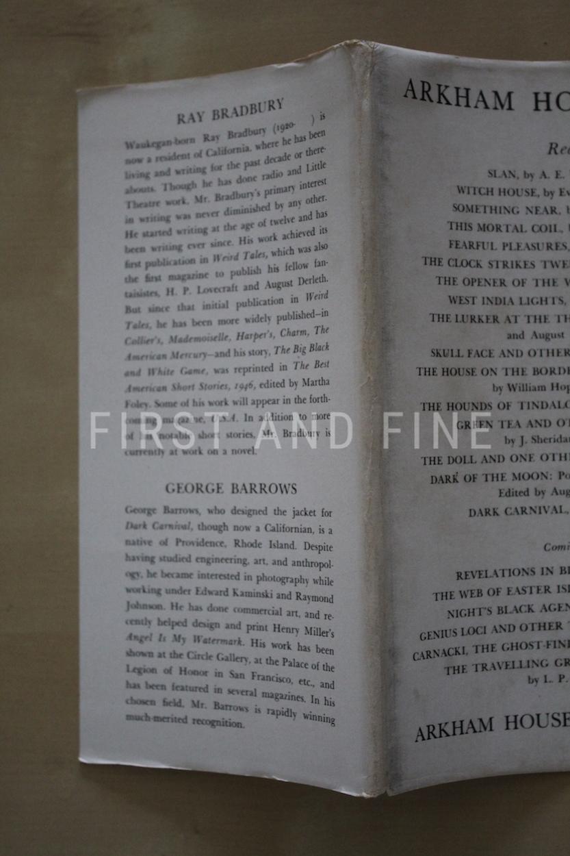 Bradbury, Ray (1947) 'Dark Carnival', US signed and inscribed first edition - Image 16