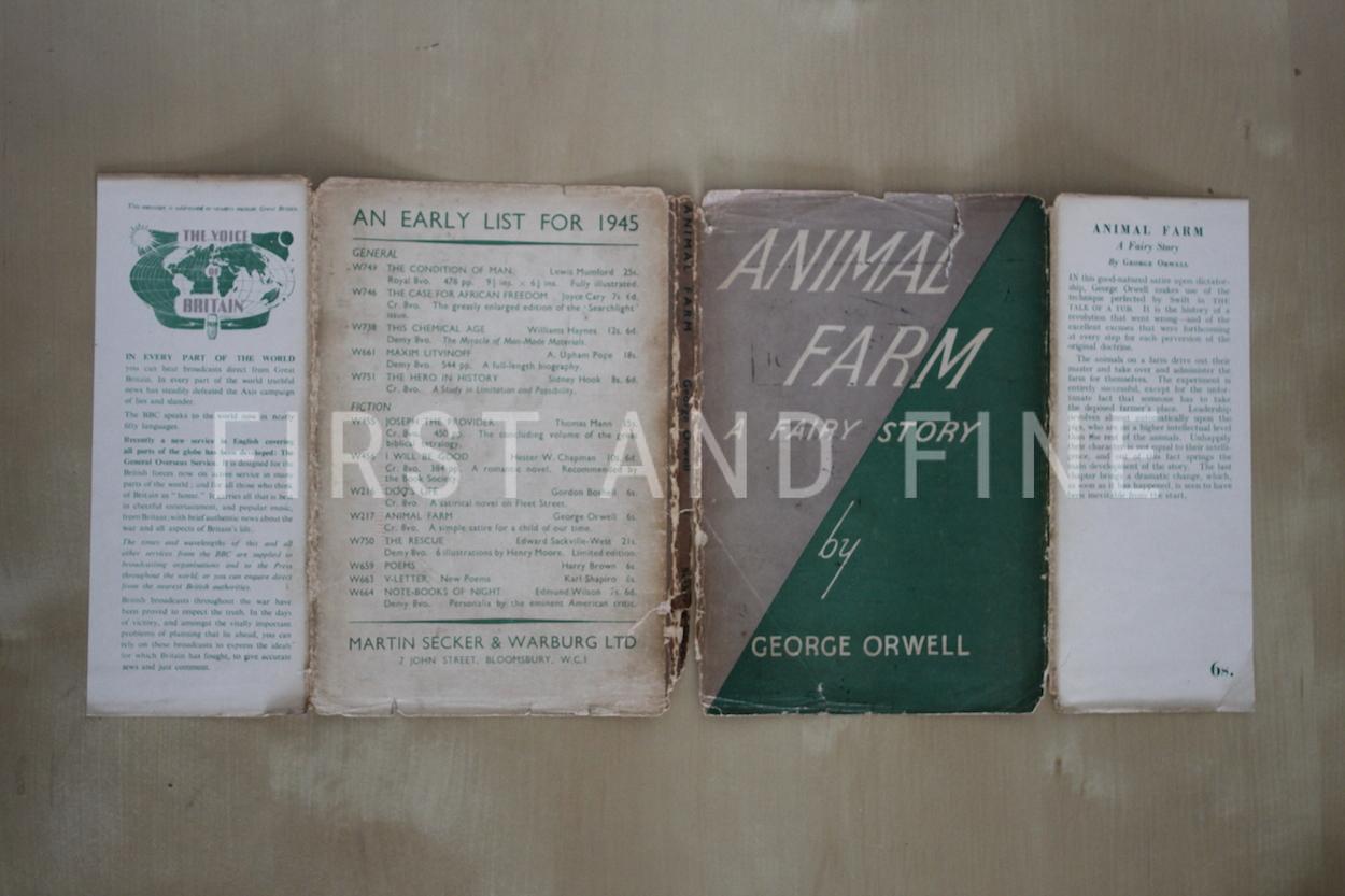 Orwell, George (1945) 'Animal Farm', UK first edition in the original first state dust jacket - Image 11