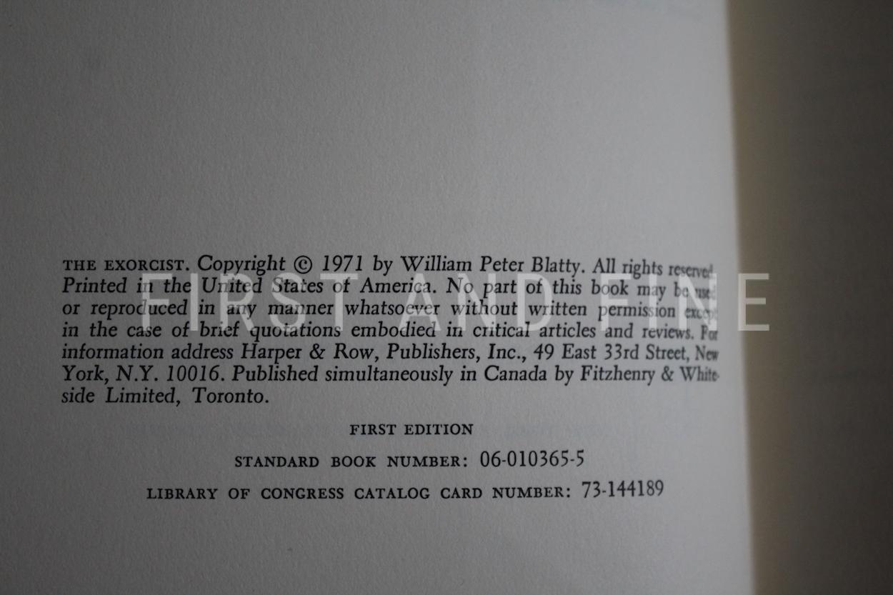 Blatty, William (1971) 'The Exorcist', US signed first edition beautiful rebind with unique design - Image 2