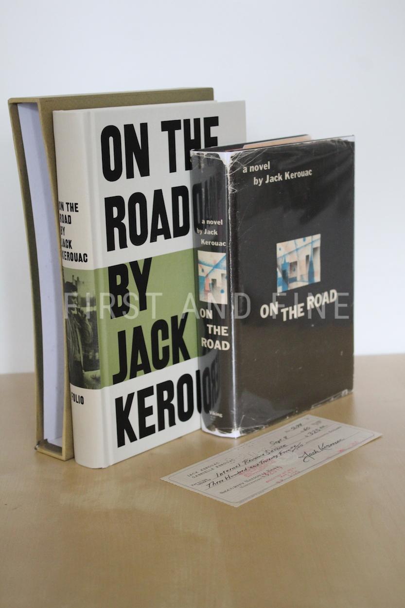 Kerouac, Jack (1957) 'On the Road', US first edition with an original signed cheque/ check