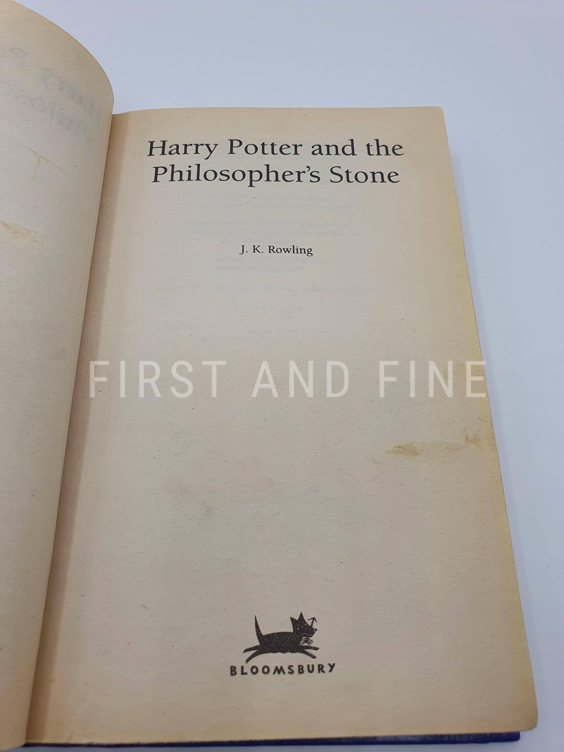 Rowling, J.K. (1997) 'Harry Potter and the Philosopher's Stone', UK hardback first edition published by Bloomsbury - Image 14
