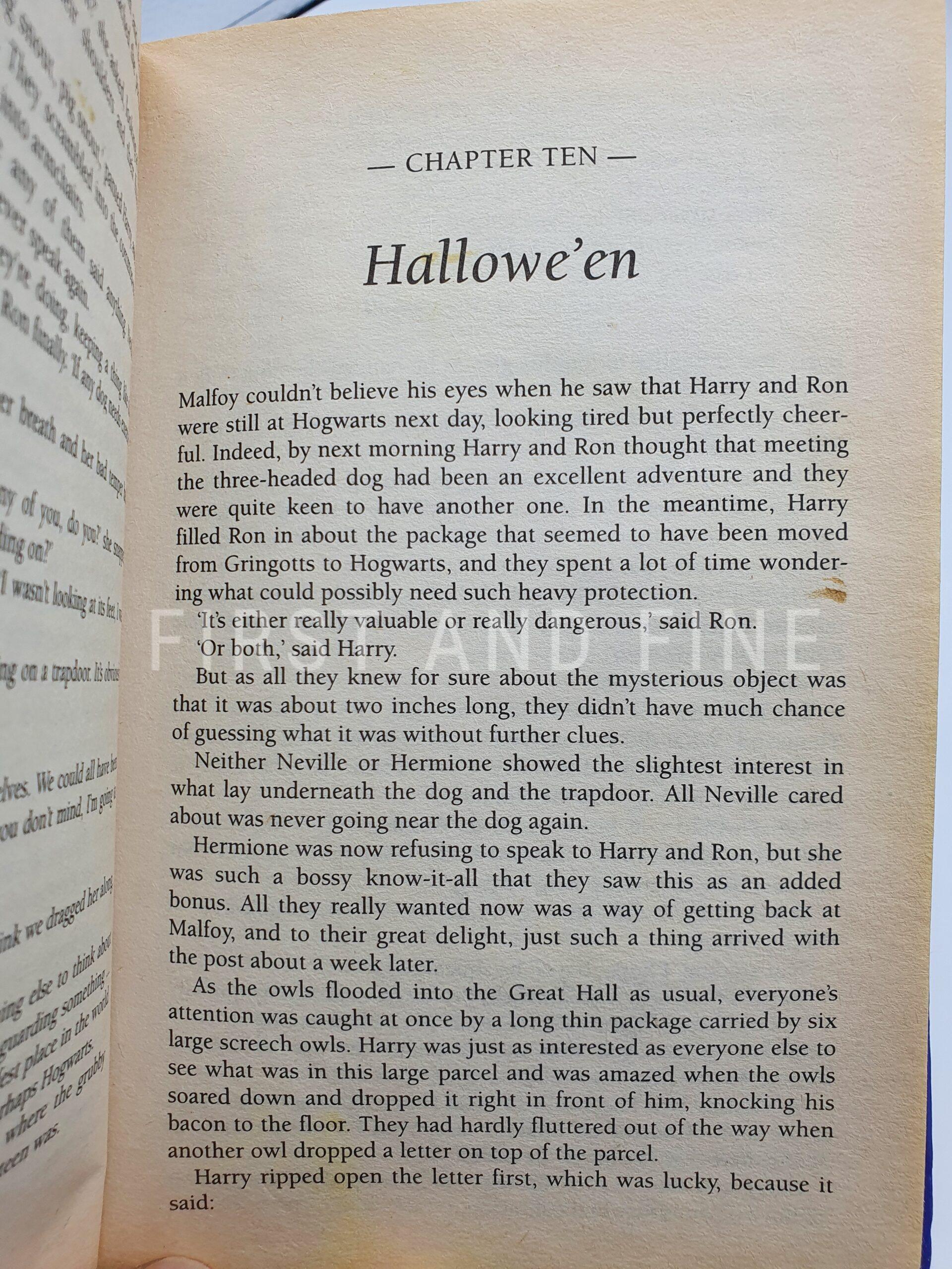 Rowling, J.K. (1997) 'Harry Potter and the Philosopher's Stone', UK hardback first edition published by Bloomsbury - Image 16