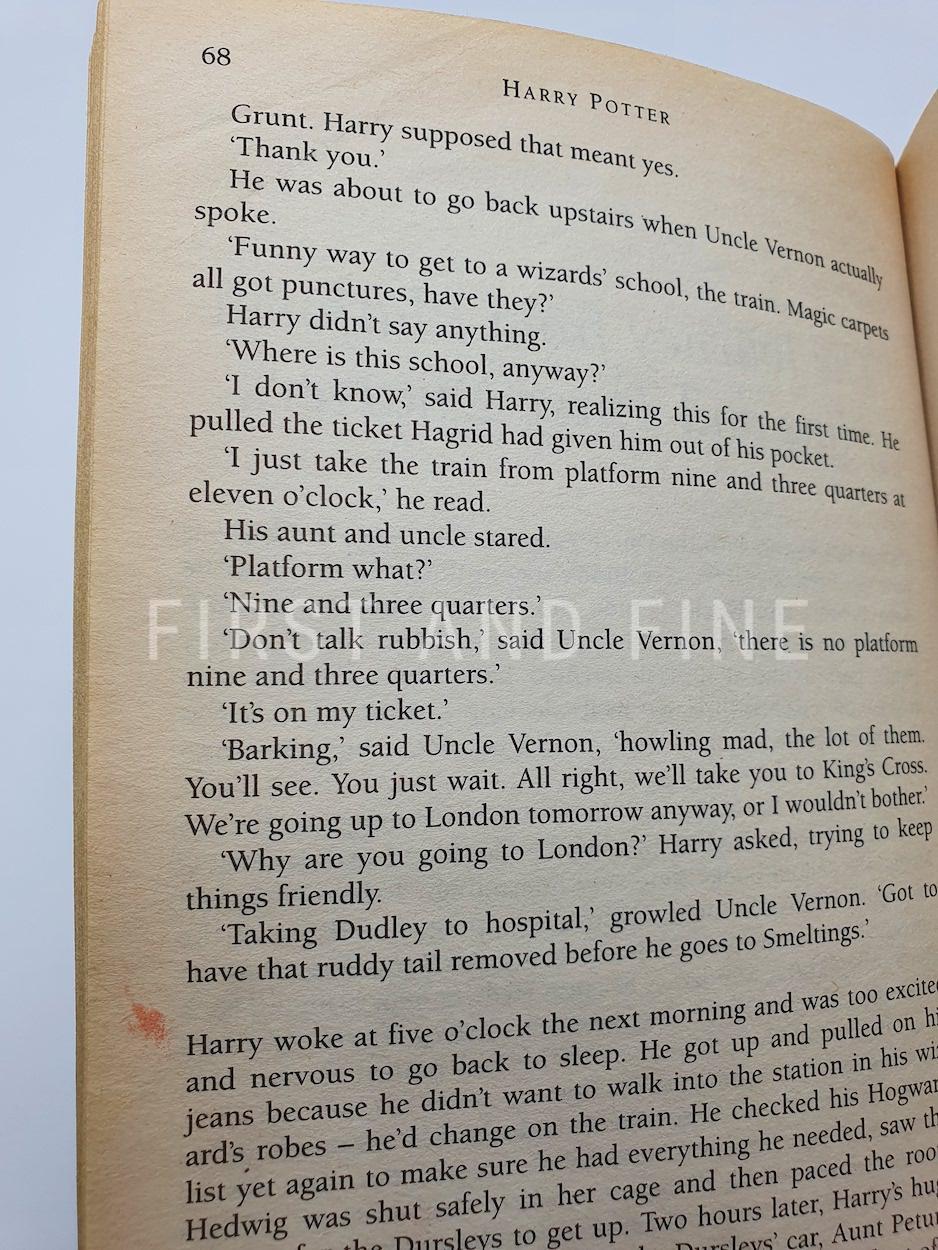 Rowling, J.K. (1997) 'Harry Potter and the Philosopher's Stone', UK hardback first edition published by Bloomsbury - Image 15
