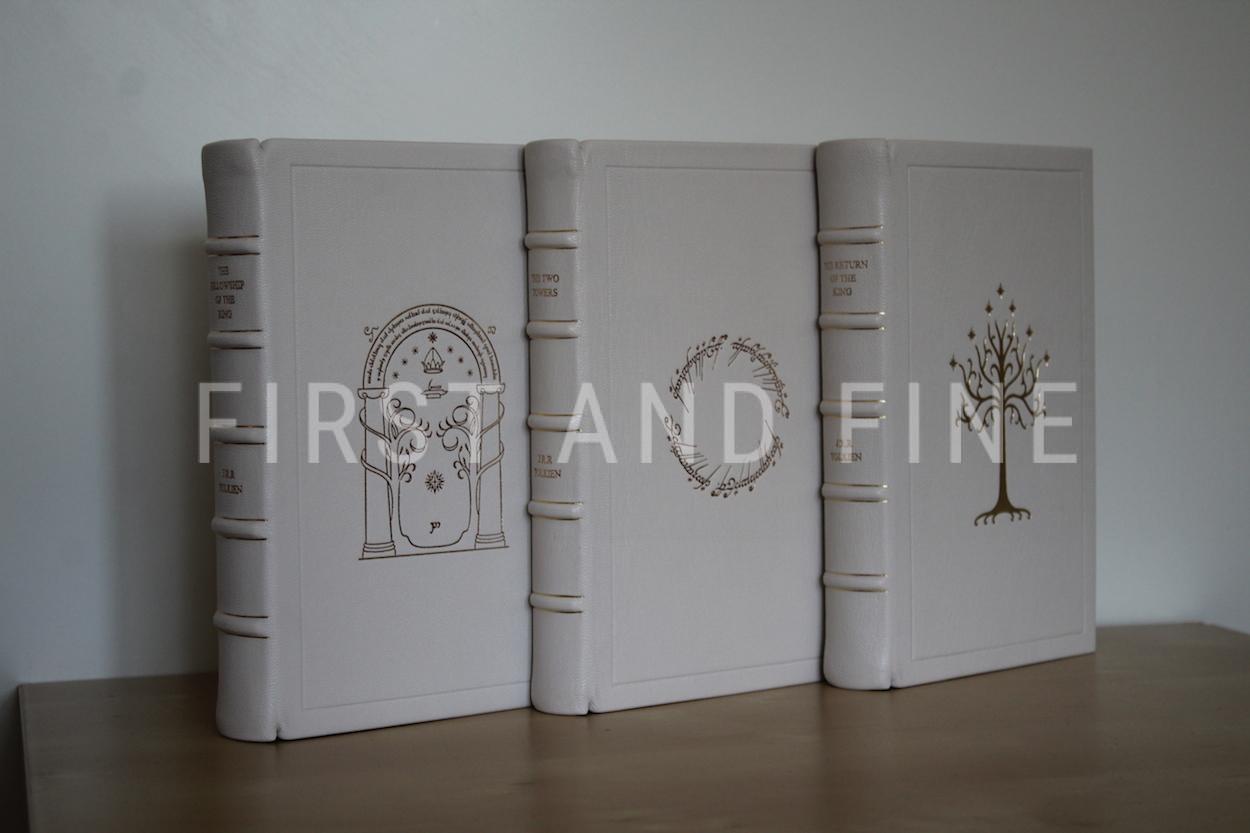 Tolkien, J.R.R. (1954-55) 'The Lord of the Rings', UK first editions beautifully rebound in full leather - Image 8