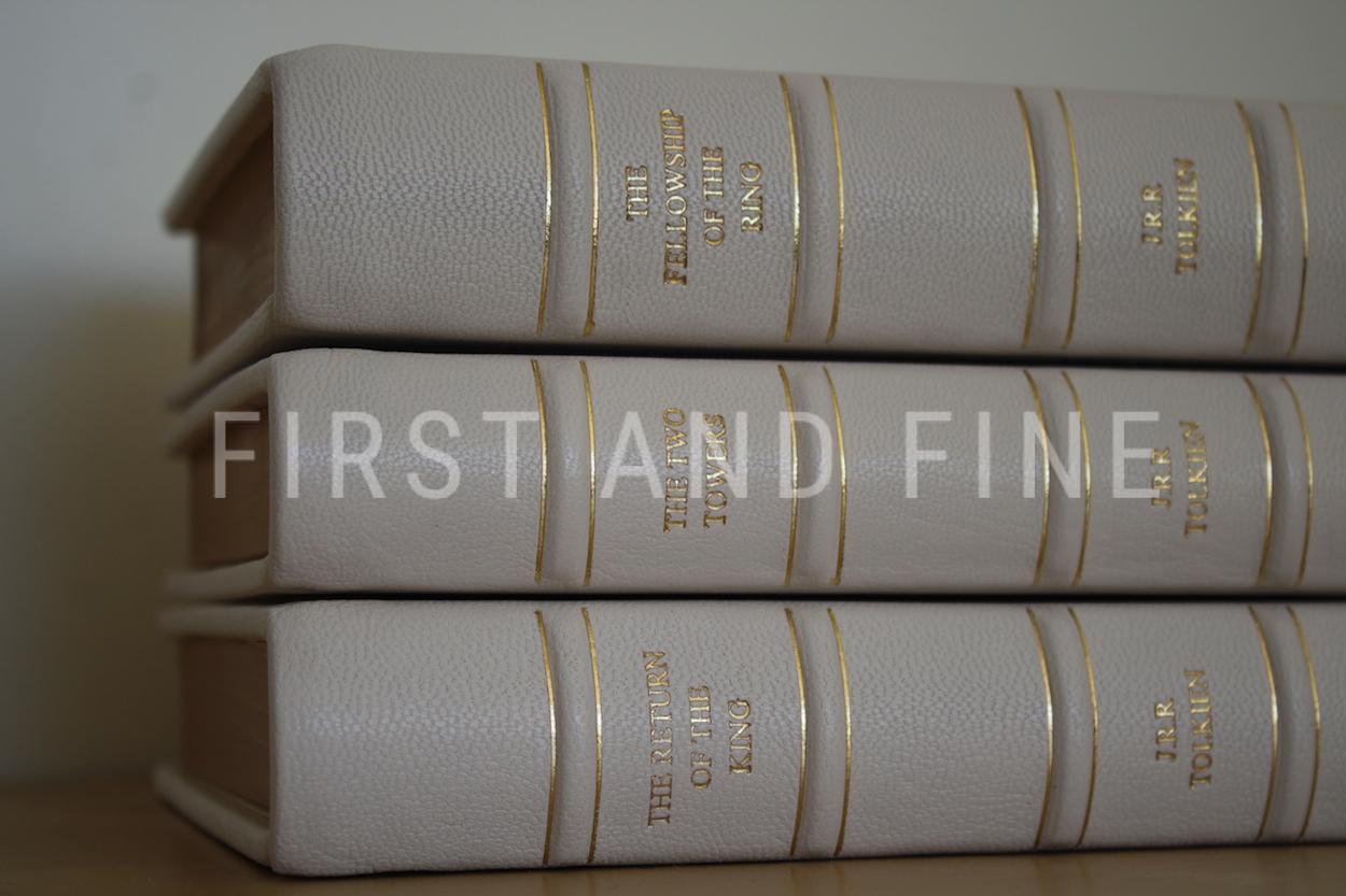 Tolkien, J.R.R. (1954-55) 'The Lord of the Rings', UK first editions beautifully rebound in full leather - Image 10