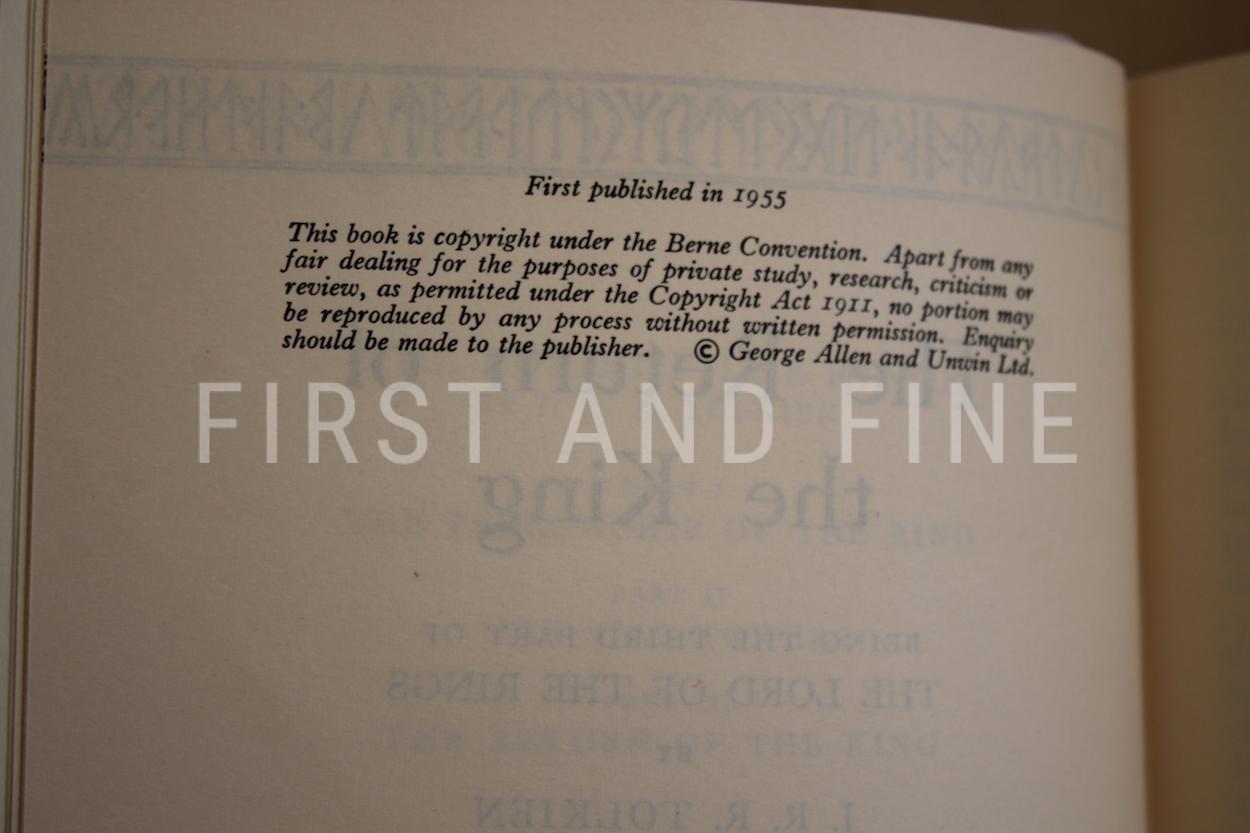 Tolkien, J.R.R. (1954-55) 'The Lord of the Rings', UK first editions beautifully rebound in full leather - Image 14