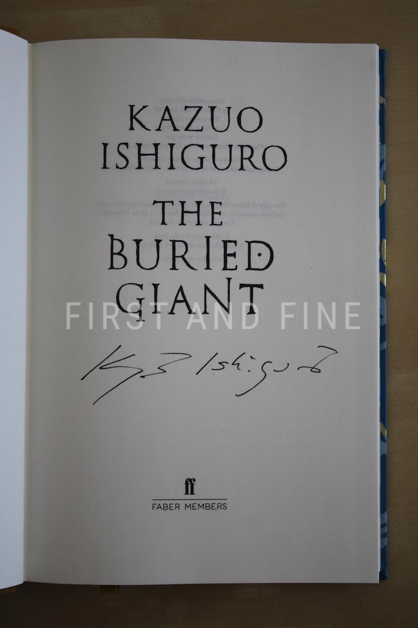 Ishiguro, Kazuo (2015) 'The Buried Giant', UK signed Faber Member's edition - Image 2