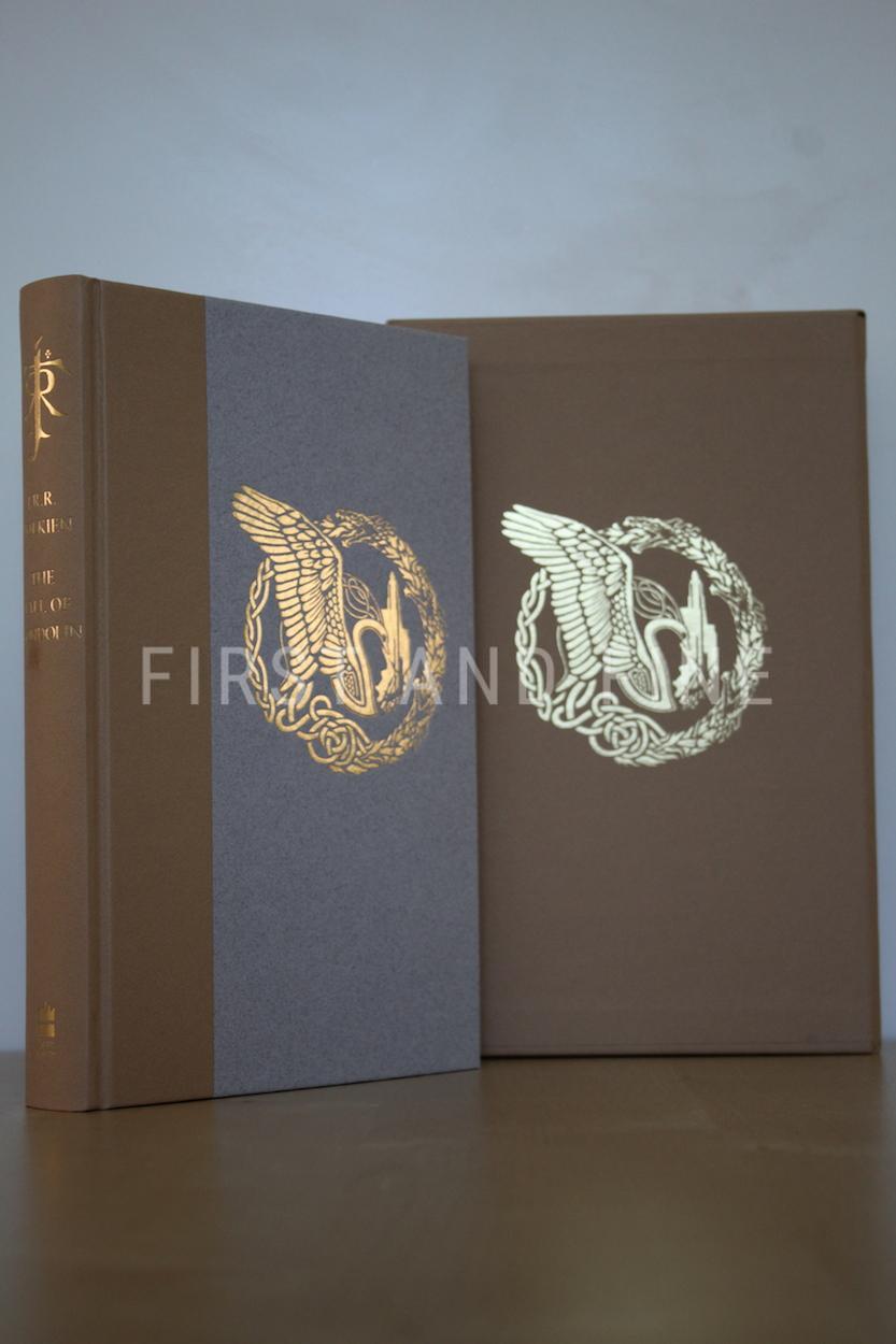 Tolkien, J.R.R. (author); Tolkien, Christopher (editor) and Lee, Alan (illustrator) (2018) 'The Fall of Gondolin', UK deluxe first edition, signed and sketched by Alan Lee - Image 6