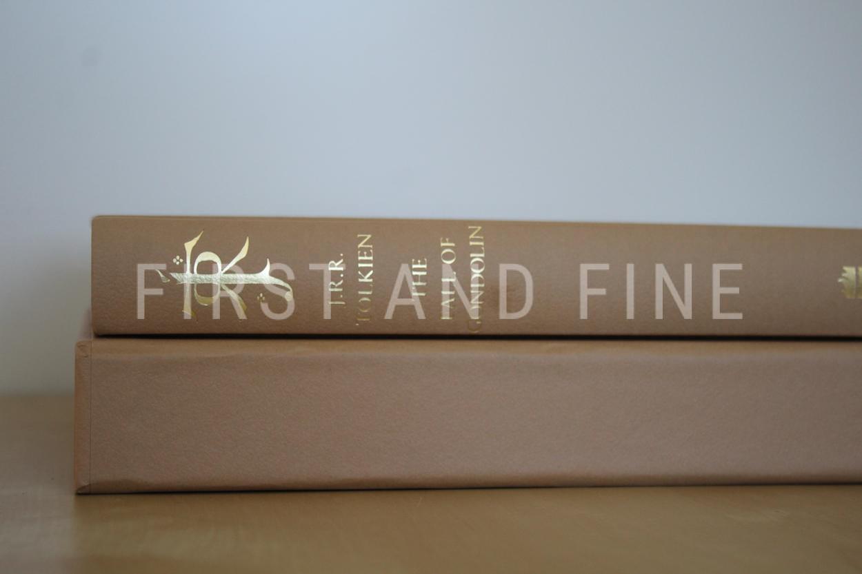 Tolkien, J.R.R. (author); Tolkien, Christopher (editor) and Lee, Alan (illustrator) (2018) 'The Fall of Gondolin', UK deluxe first edition, signed and sketched by Alan Lee - Image 11
