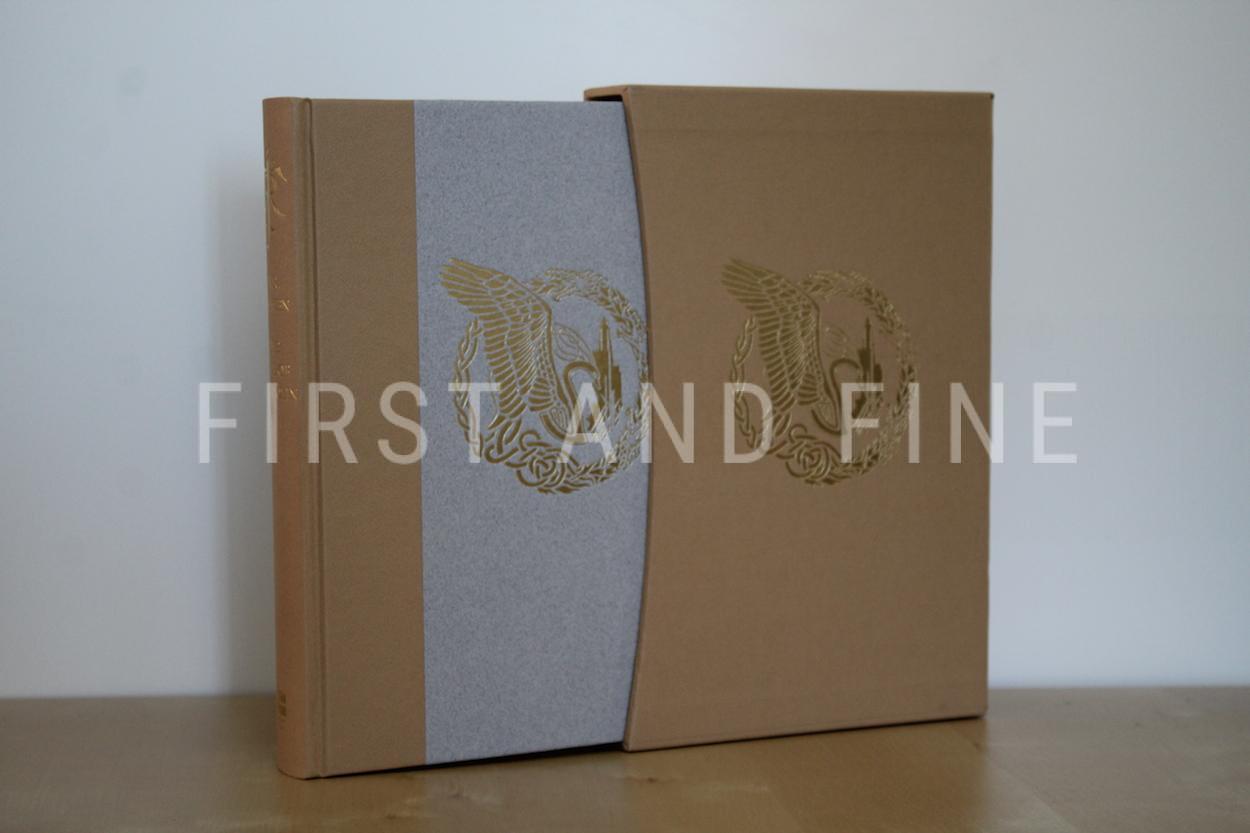 Tolkien, J.R.R. (author); Tolkien, Christopher (editor) and Lee, Alan (illustrator) (2018) 'The Fall of Gondolin', UK deluxe first edition, signed and sketched by Alan Lee - Image 5