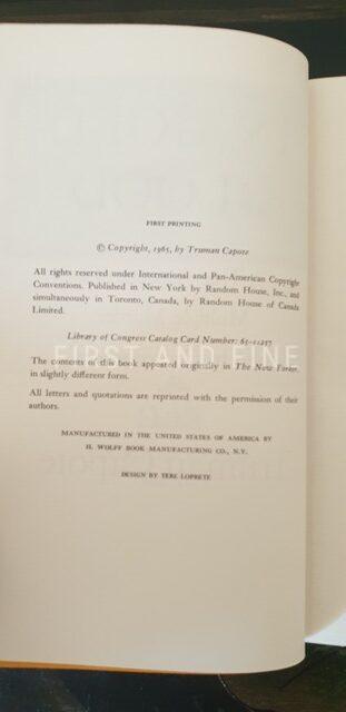 Capote, Truman (1965) 'In Cold Blood', US signed limited edition - Image 3