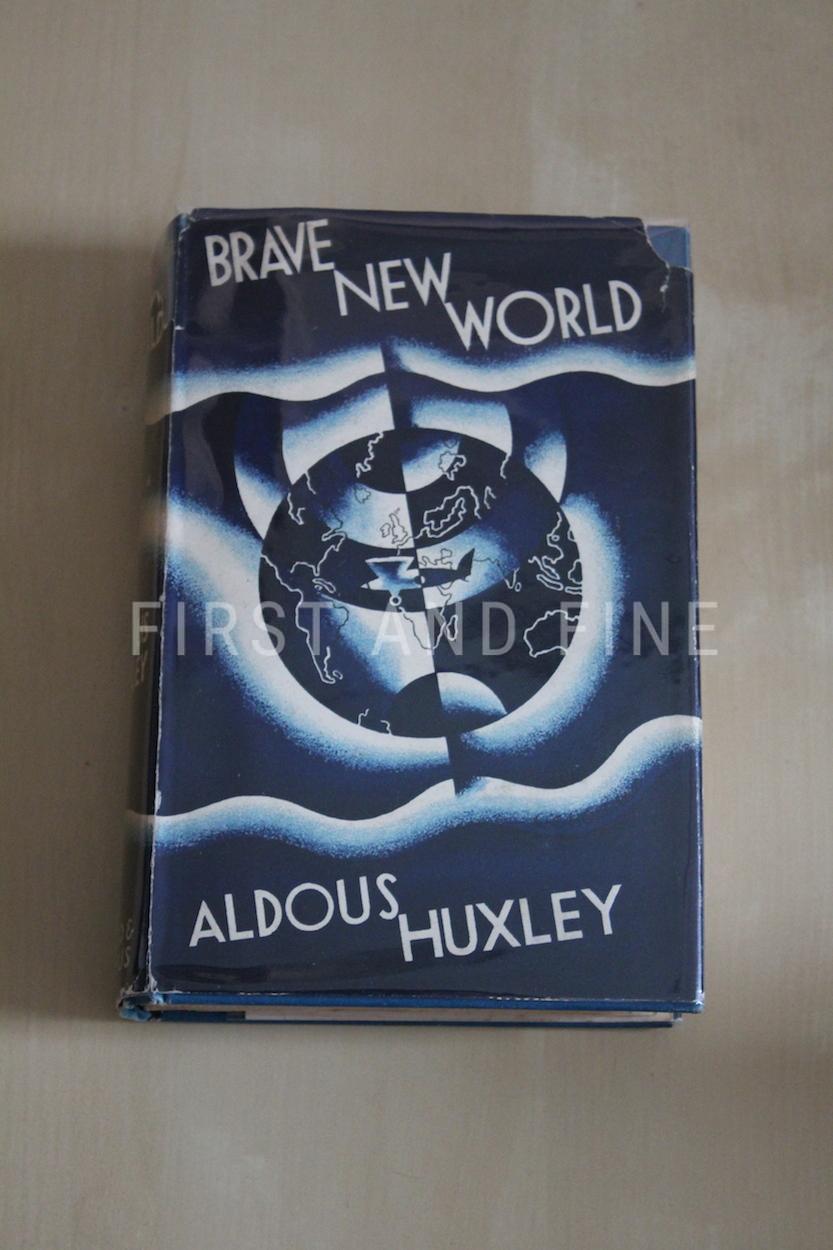 Huxley, Aldous (1932) 'Brave New World', UK first edition with original dust jacket and signed letter - Image 2