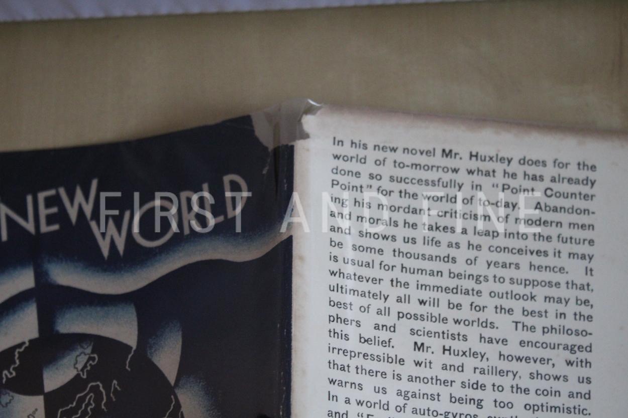 Huxley, Aldous (1932) 'Brave New World', UK first edition with original dust jacket and signed letter - Image 18