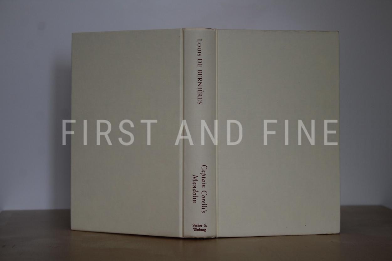 de Bernieres, Louis (1994) ‘Captain Corelli’s Mandolin’, UK signed first edition - Image 5