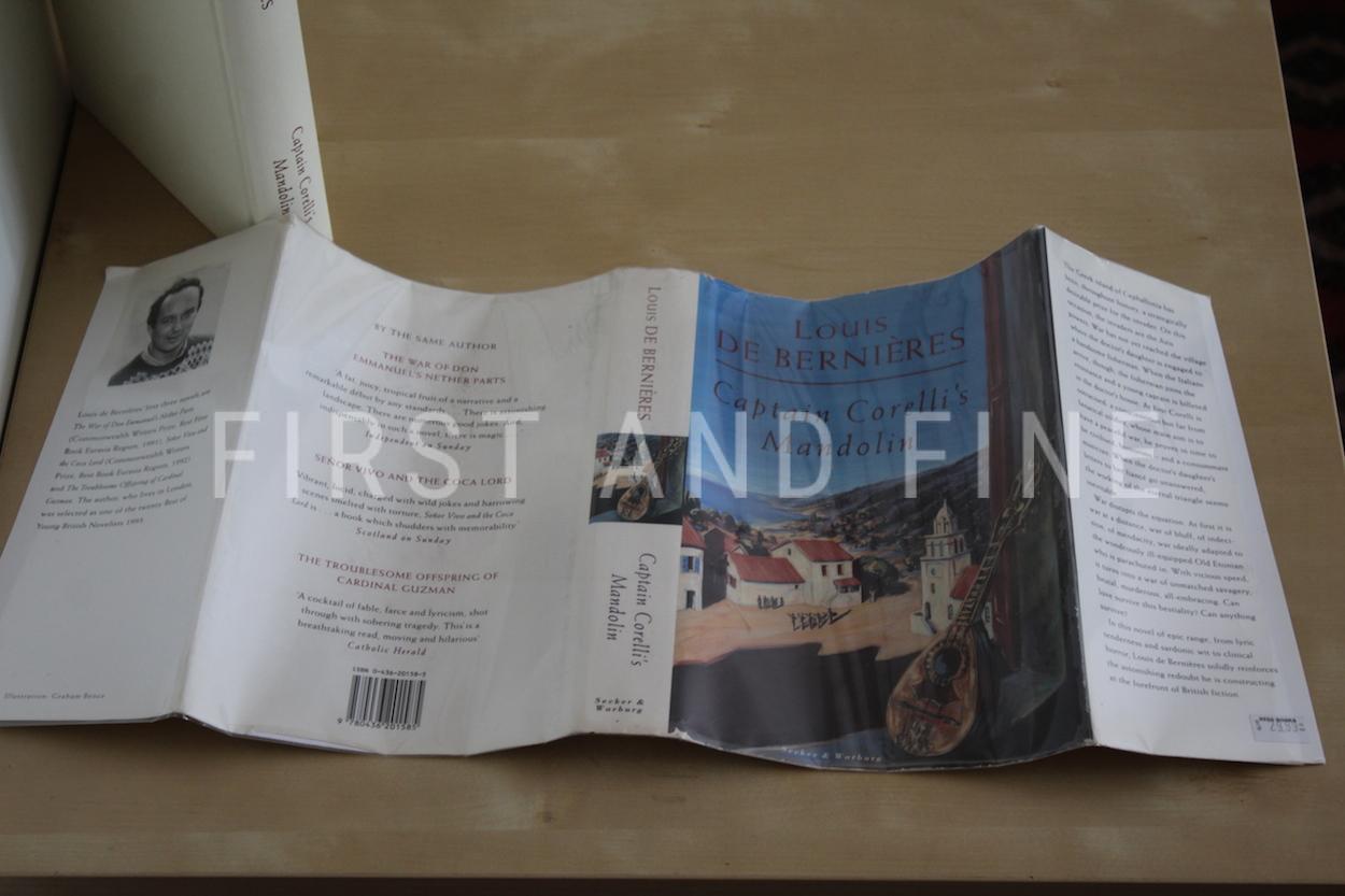 de Bernieres, Louis (1994) ‘Captain Corelli’s Mandolin’, UK signed first edition - Image 7