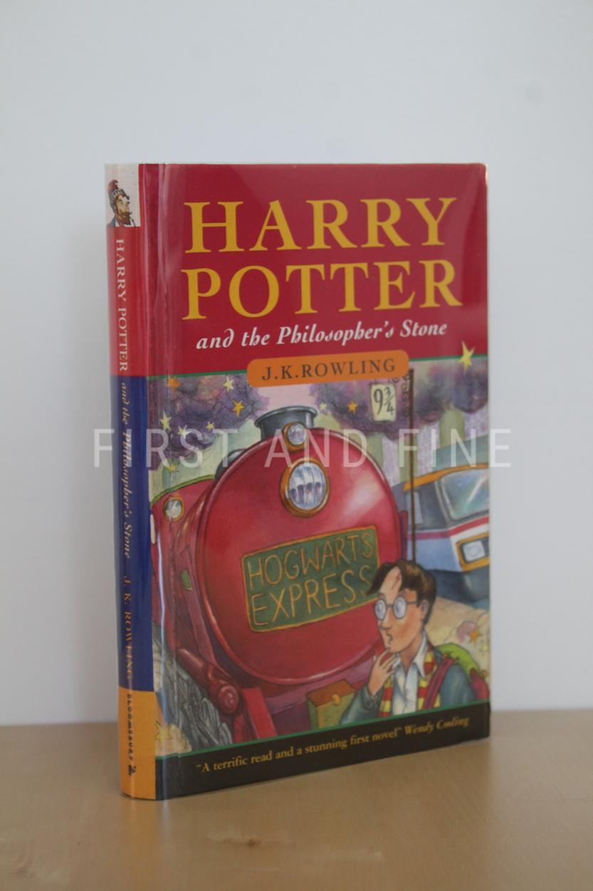 Rowling, J.K. (1997) 'Harry Potter and the Philosopher's Stone', UK hardback and true first edition published by Bloomsbury
