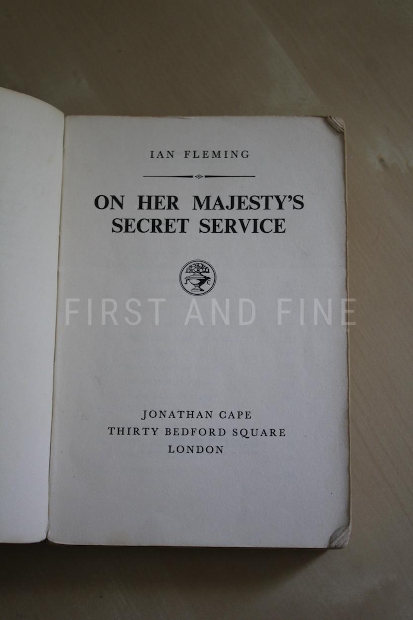 Fleming, Ian (1963) 'On Her Majesty's Secret Service', UK uncorrected proof - Image 7