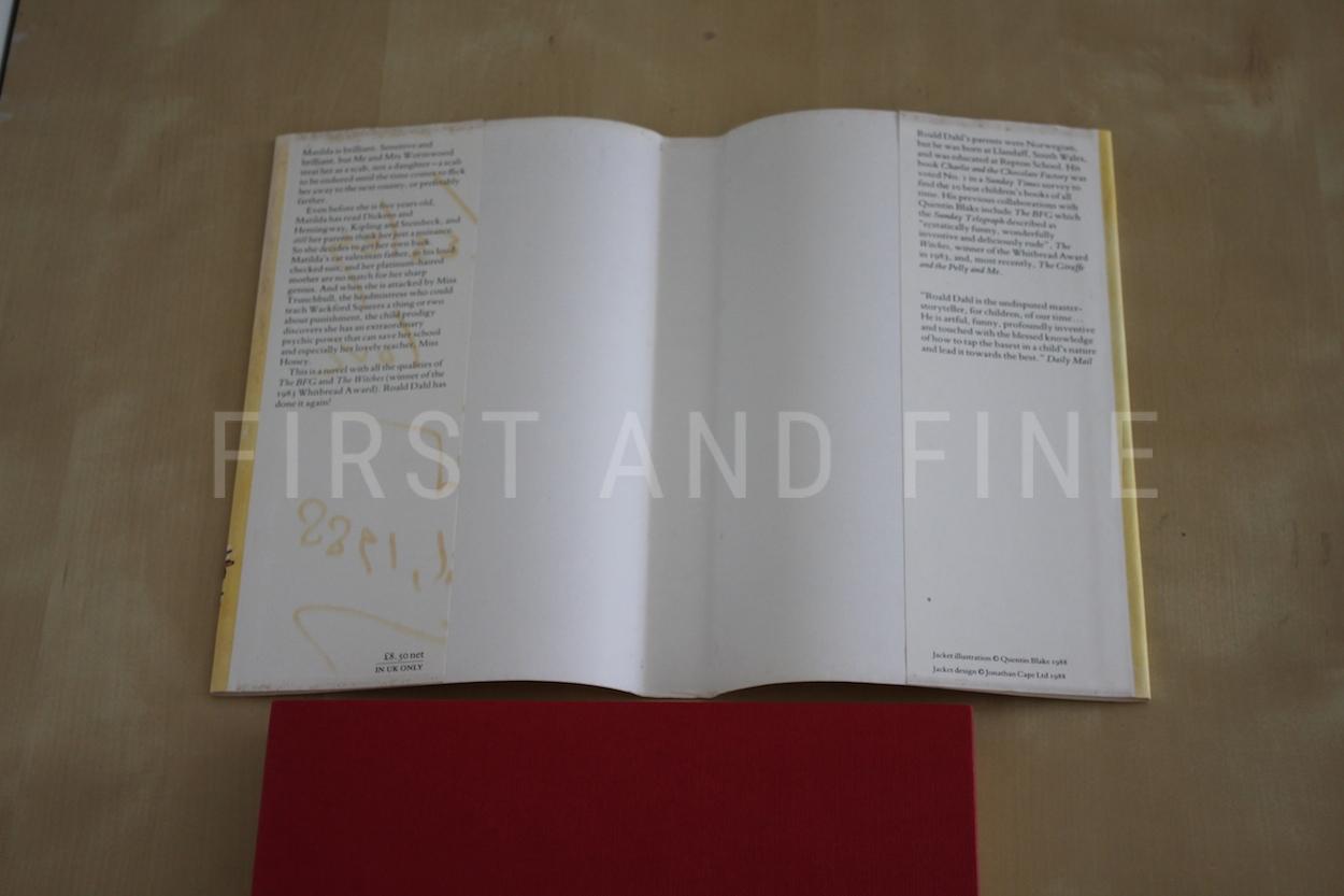 Dahl, Roald (1988) 'Matilda', UK signed and inscribed first edition - Image 9