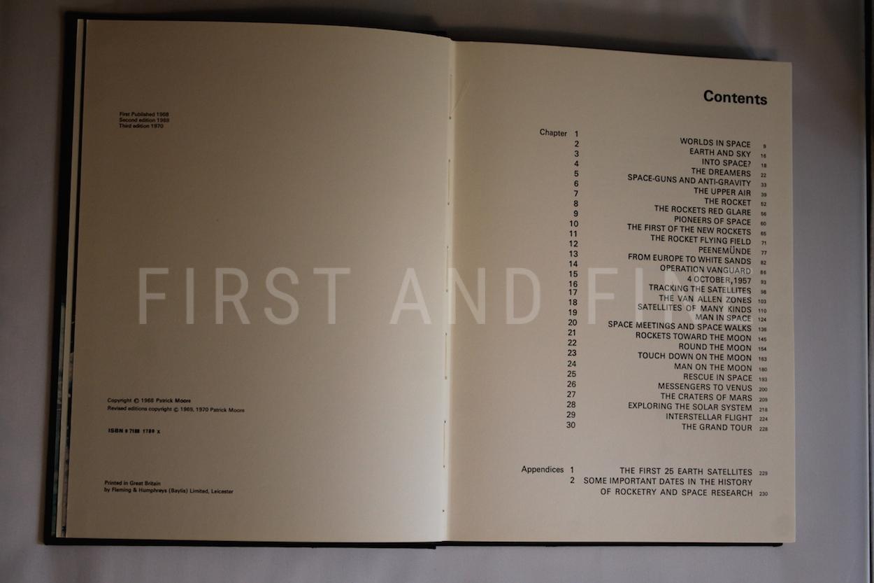 Moore, Patrick (1970) 'Space', signed and inscribed by Wernher von Braun - Image 4