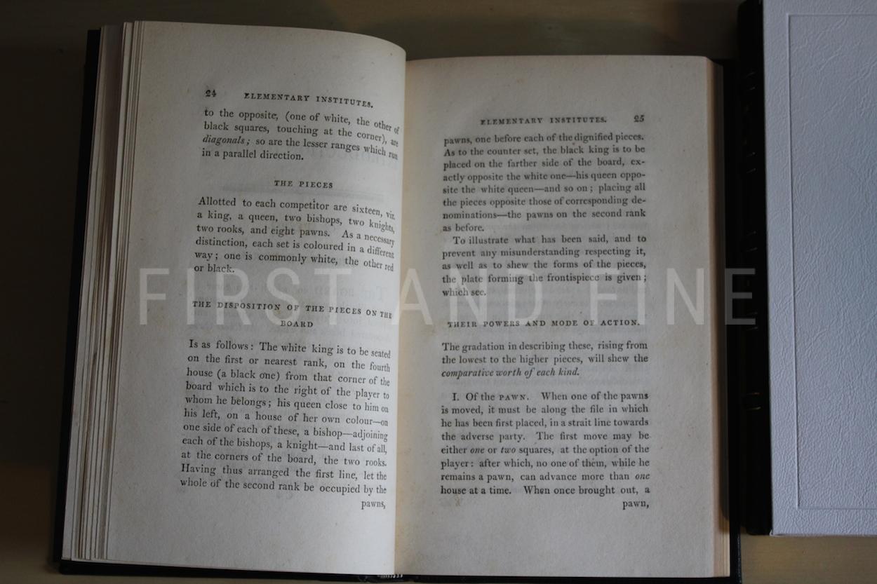 Philidor (1808) 'Studies of Chess', UK edition in two volumes beautifully rebound in full leather - Image 13